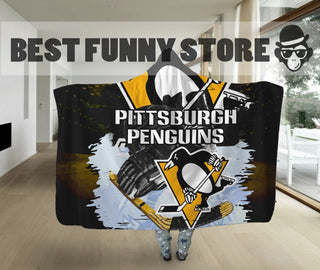 Special Edition Pittsburgh Penguins Home Field Advantage Hooded Blanket