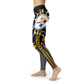Cool Air Lighten Attractive Kind Pittsburgh Steelers Leggings