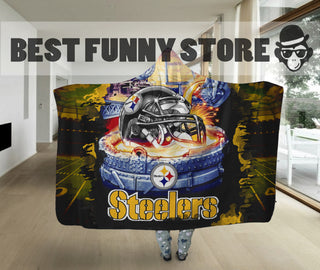 Special Edition Pittsburgh Steelers Home Field Advantage Hooded Blanket