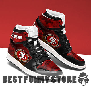 Camo Logo San Francisco 49ers Jordan Sneakers