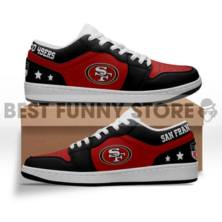 Gorgeous Simple Logo San Francisco 49ers Low Jordan Shoes