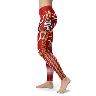 Cool Air Lighten Attractive Kind San Francisco 49ers Leggings