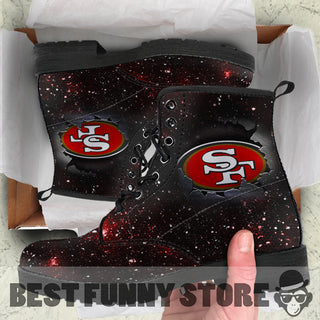 Art Scratch Mystery San Francisco 49ers Boots