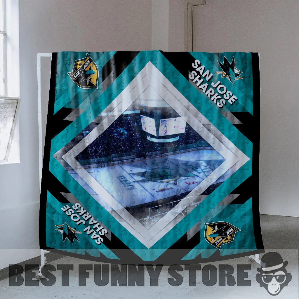 Pro San Jose Sharks Stadium Quilt For Fan