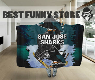 Special Edition San Jose Sharks Home Field Advantage Hooded Blanket