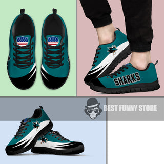 Awesome Gift Logo San Jose Sharks Sneakers