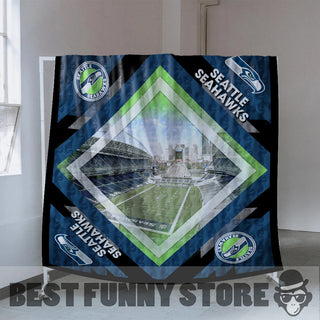 Pro Seattle Seahawks Stadium Quilt For Fan