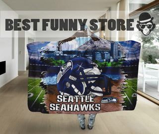 Special Edition Seattle Seahawks Home Field Advantage Hooded Blanket