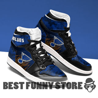 Camo Logo St. Louis Blues Jordan Sneakers