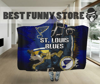 Special Edition St. Louis Blues Home Field Advantage Hooded Blanket