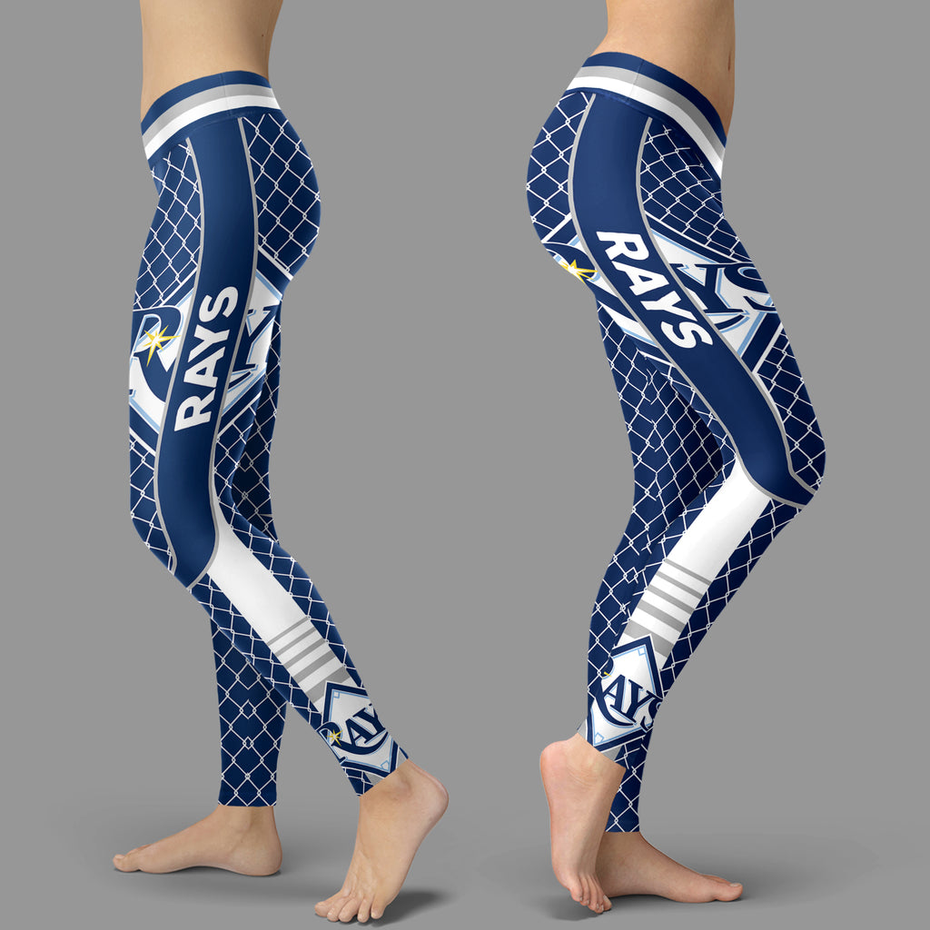 Single Small Line Circle Stylish Fashion Tampa Bay Rays Leggings