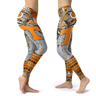 Boho Tennessee Volunteers Leggings With Fantastic Art