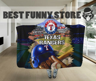 Special Edition Texas Rangers Home Field Advantage Hooded Blanket