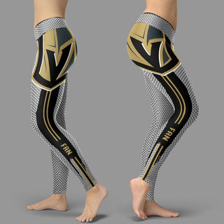 Charming Lovely Little Dots Along Body Vegas Golden Knights Leggings