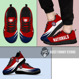 Awesome Gift Logo Washington Nationals Sneakers