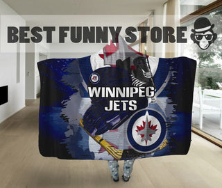 Special Edition Winnipeg Jets Home Field Advantage Hooded Blanket