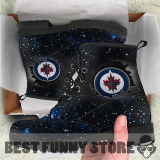 Art Scratch Mystery Winnipeg Jets Boots