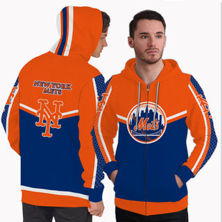 Fashion Gorgeous Fitting New York Mets Zip Hoodie