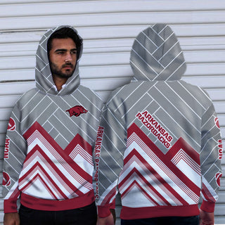 Black Cross Line Arkansas Razorbacks Hoodie