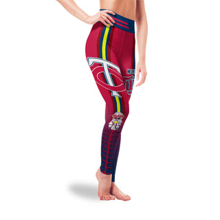 Twins Logo Minnesota Twins Leggings For Fans