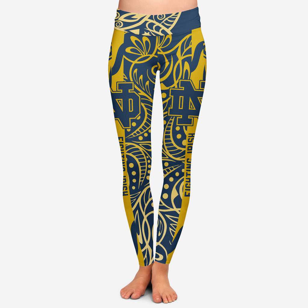 Curly Line Charming Daily Fashion Notre Dame Fighting Irish Leggings – Best  Funny Store