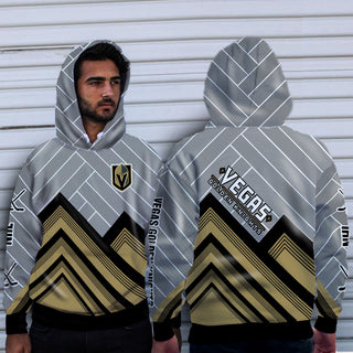 Black Cross Line Vegas Golden Knights Hoodie