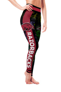 Mysterious Smoke Colors Arkansas Razorbacks Leggings