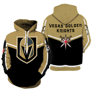 Stat Line Mashup Two Logos Vegas Golden Knights All Hoodie