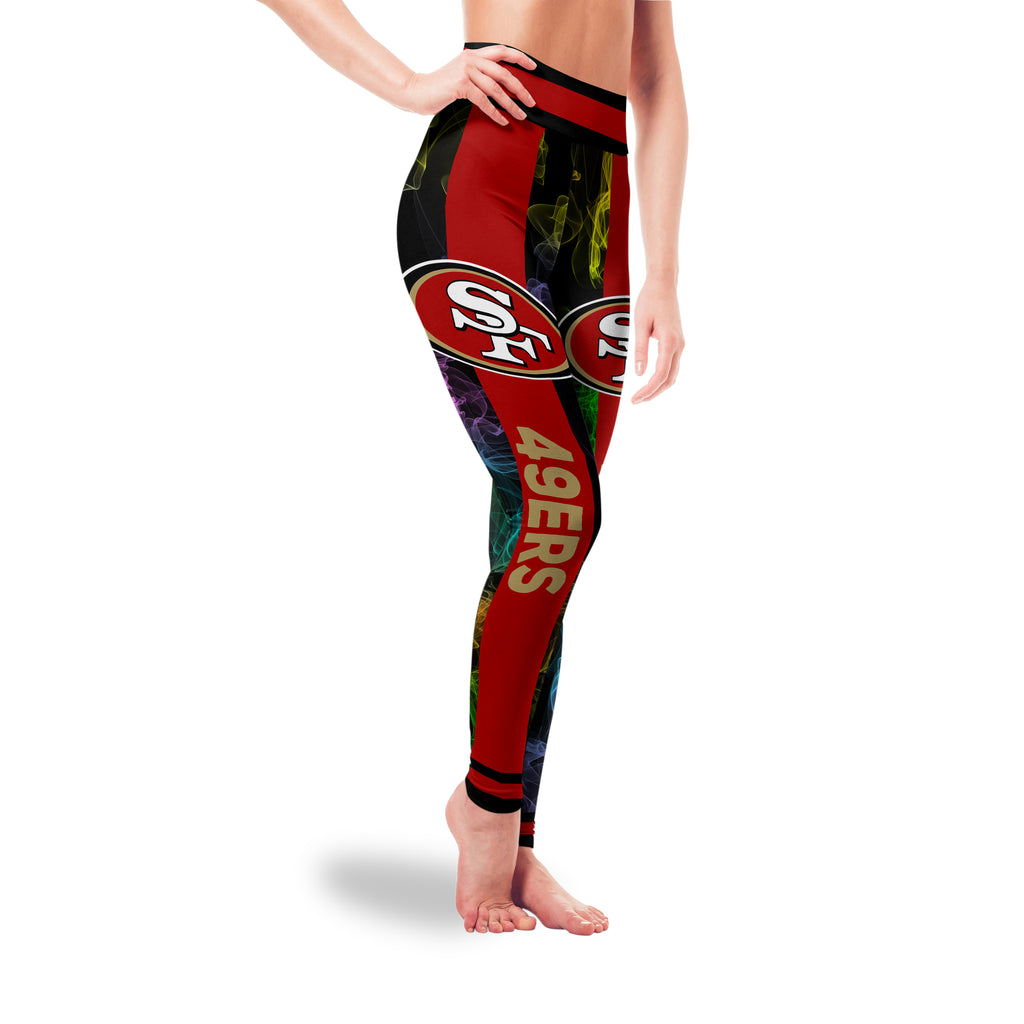 Mysterious Smoke Colors San Francisco 49ers Leggings – Best Funny