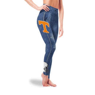 Amazing Blue Jeans Tennessee Volunteers Leggings