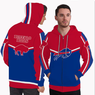 Fashion Gorgeous Fitting Buffalo Bills Zip Hoodie