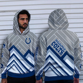 Black Cross Line Indianapolis Colts Hoodie