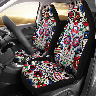 Party Skull Philadelphia Phillies Car Seat Covers