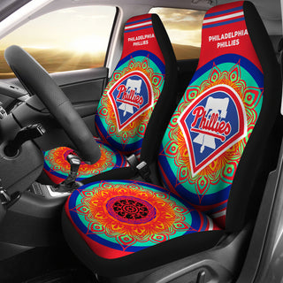 Magical And Vibrant Philadelphia Phillies Car Seat Covers