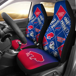 Pride Flag Buffalo Bills Car Seat Covers