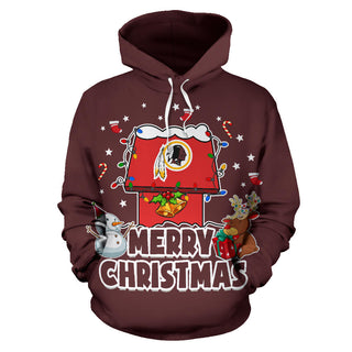 Funny Merry Christmas Washington Redskins Hoodie 2019