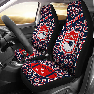 Artist SUV New England Patriots Seat Covers Sets For Car