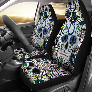 Party Skull Indianapolis Colts Car Seat Covers