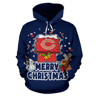 Funny Merry Christmas Chicago Bears Hoodie 2019