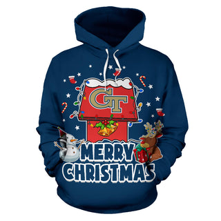 Funny Merry Christmas Georgia Tech Yellow Jackets Hoodie 2019