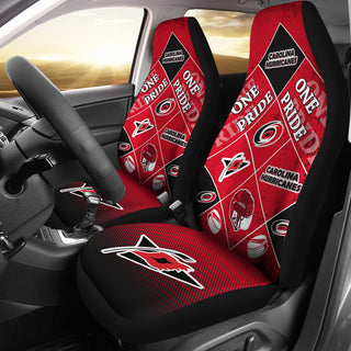 Pride Flag Carolina Hurricanes Car Seat Covers