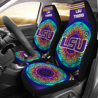 Magical And Vibrant LSU Tigers Car Seat Covers