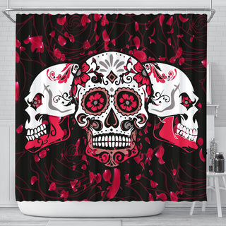 Skull Design Shower Curtains