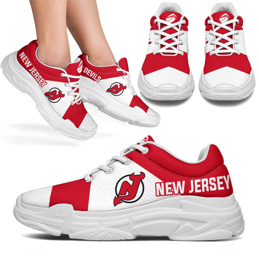 Pro Shop Logo New Jersey Devils Chunky Sneakers – Best Funny Store