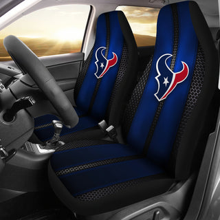 Incredible Line Pattern Houston Texans Logo Car Seat Covers