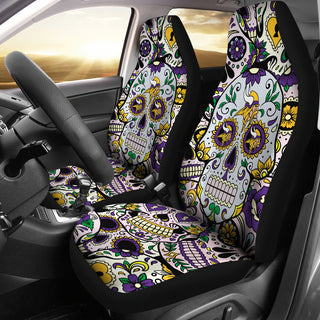 Party Skull Minnesota Vikings Car Seat Covers