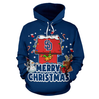 Funny Merry Christmas San Diego Padres Hoodie 2019