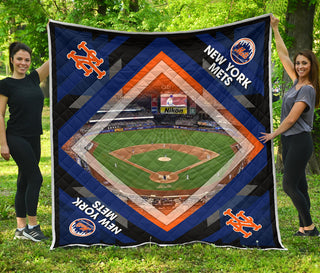 Pro New York Mets Stadium Quilt For Fan