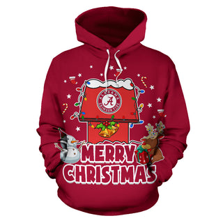 Funny Merry Christmas Alabama Crimson Tide Hoodie 2019