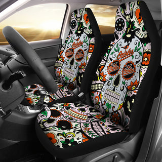 Party Skull Baltimore Orioles Car Seat Covers